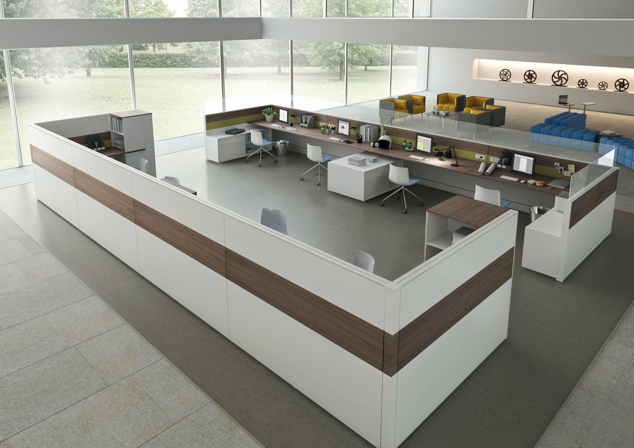 Office panel system and cubicle walls Martex S.p.A.